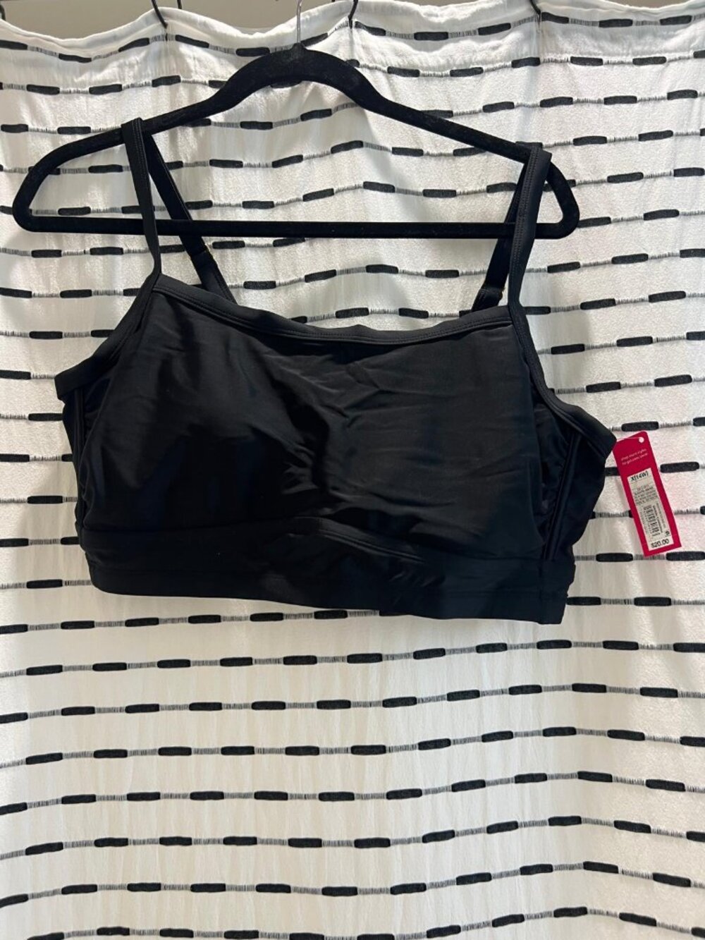 Black bikini top